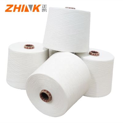 Ne25/1 Siro Compact Slub Yarn for Knitting and Weaving 65/35 Смесь полиэстера/вискозы