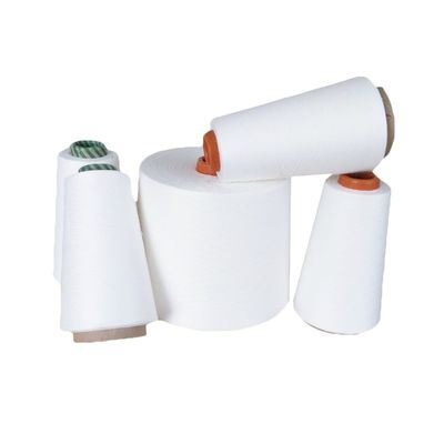 Сырьи белые 80% вискозные 20% шелковые Ne30s Siro Compact Spun Yarn для вязания и ткачества