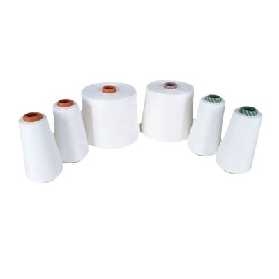 Многоцветные Ne20/1 Ring Siro Compact Spun Yarn Raw White для ткачества и вязания GRS