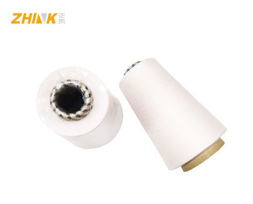 SIRO COMPACT SPUN Ne30/1 100% переработанная полиэстерная белая пряжа для ткачества и вязания