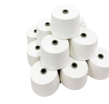 Смешанная пряжа PV 80% полиэстер 20% вискоза Ne16s 40D Spandex Core Spun Yarn