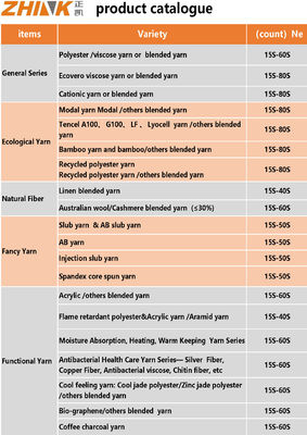 70% катионный полиэстер 30% вискозный Ne 60/1 Siro компактная спюнная пряжа с мягким ощущением