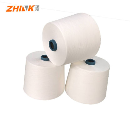 Нить CSY из полиэстера вискозы 65/35 Ne18 40D Lycra Spandex Core Slub Yarn для джинсовых тканей