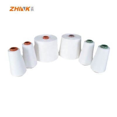 Ne40S Vortex Spinning Yarn Raw White 100% Viscose для вязания и ткачества в стиле OE