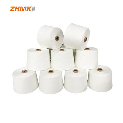 Ne40S Vortex Spinning Yarn Raw White 100% Viscose для вязания и ткачества в стиле OE