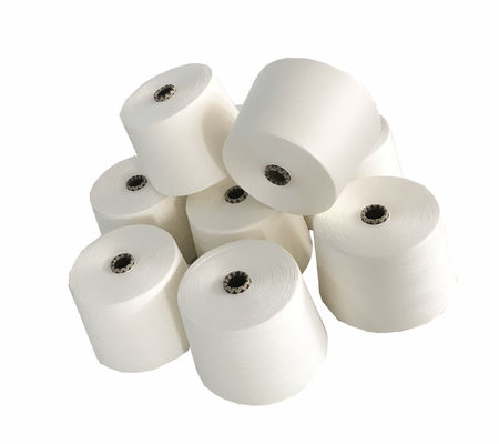 65% Rayon 35% Nylon Ne 40/1 Ring Siro Spun сырая пряжа для вязания и ткачества 9.32