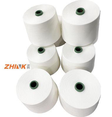 Смешанная пряжа PV 80% полиэстер 20% вискоза Ne16s 40D Spandex Core Spun Yarn
