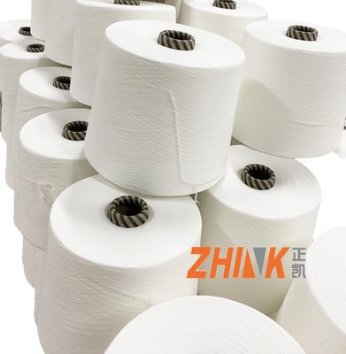 Необработанный образец полиэстер CSY Ne16 70D Lycra Spandex Core Siro Spun Yarn для джинсового дизайна 3.5