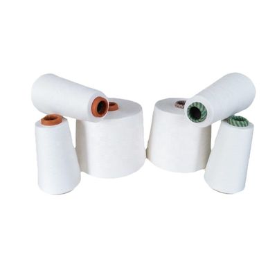 NE20S Siro Compact Spun Yarn 85% вискоз 15% шерсть смешанная пряжа для вязания сырой белый