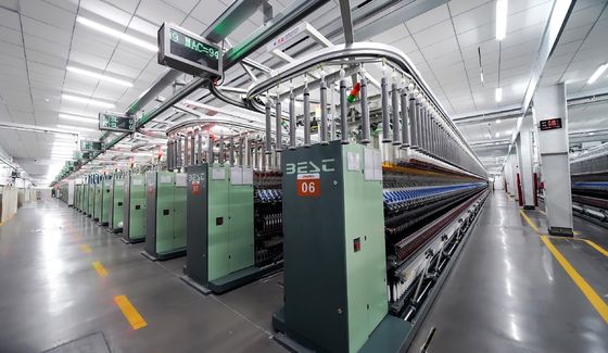 Комбинированный хлопок NE32/1 Сиро компактная пряжа для ткачества и вязания Отличная красительность