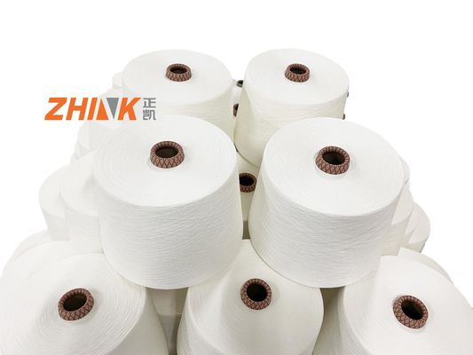 Смешанная пряжа PV 80% полиэстер 20% вискоза Ne16s 40D Spandex Core Spun Yarn