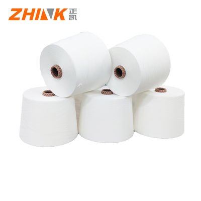 80% переработанный полиэстер 20% вискозная смесь NE 20/1 Siro Spun Weaving Yarn Cone для тени для футболки