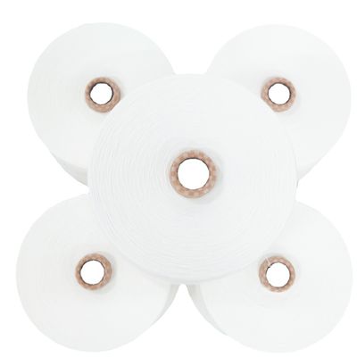 100% девственная вискоза Ne30/1 Siro Compact Spun Yarn для ткачества и вязания
